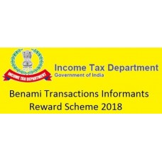 Benami Transactions Scheme     New Benami Transactions Informants Reward   